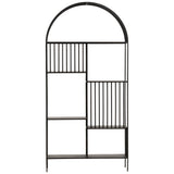 Bellford Bookcase, Black Gunmetal by Dovetail at Eve Furniture