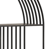 Bellford Bookcase, Black Gunmetal by Dovetail at Eve Furniture