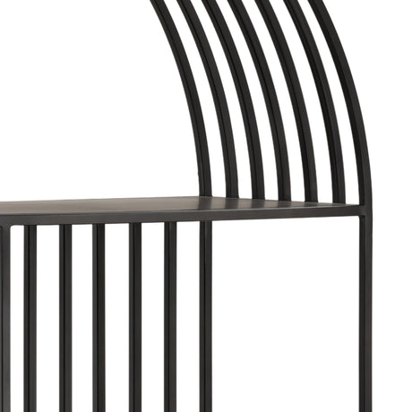 Bellford Bookcase, Black Gunmetal by Dovetail at Eve Furniture