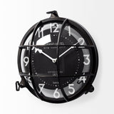 Bellmond Large Industrial Wall Clock by Mercana at Eve Furniture