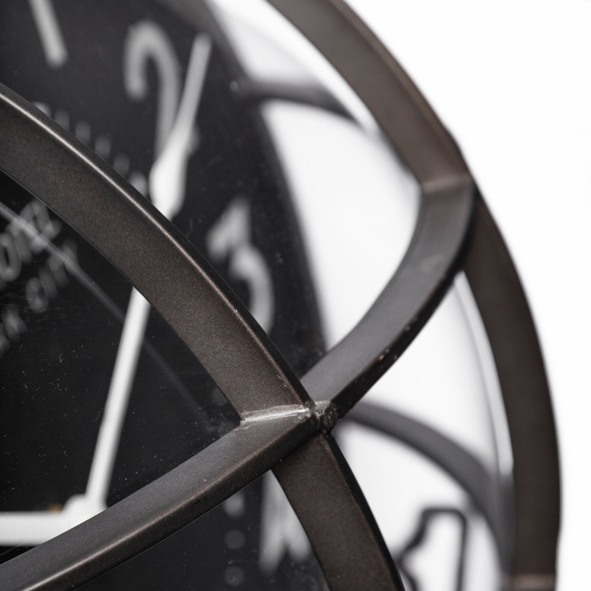 Bellmond Large Industrial Wall Clock by Mercana at Eve Furniture