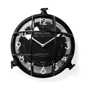 Bellmond Large Industrial Wall Clock by Mercana at Eve Furniture
