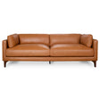 Bellrose Mid-Century Modern Genuine Leather Sofa by Ashcroft Furniture at Eve Furniture