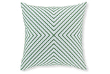 Bellvale Green/White Pillow by Ashley at Eve Furniture