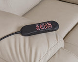 Belmone Pike Sand Power Lift Recliner by Ashley at Eve Furniture