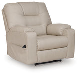 Belmone Pike Sand Power Lift Recliner by Ashley at Eve Furniture