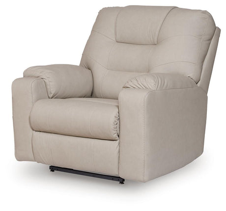 Belmone Pike Sand Power Lift Recliner by Ashley at Eve Furniture