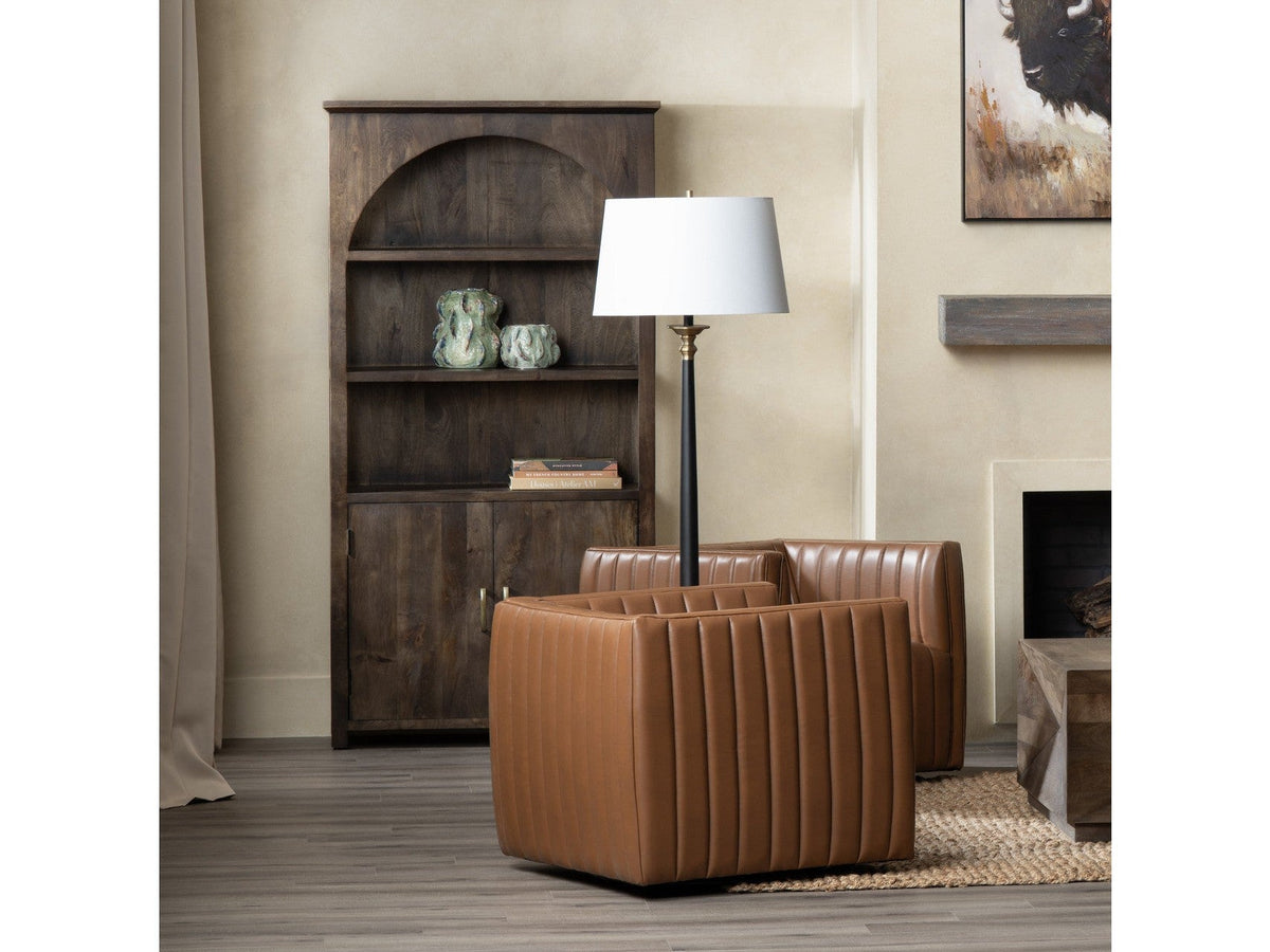 Belmont Brown Bookcase by Crestview at Eve Furniture