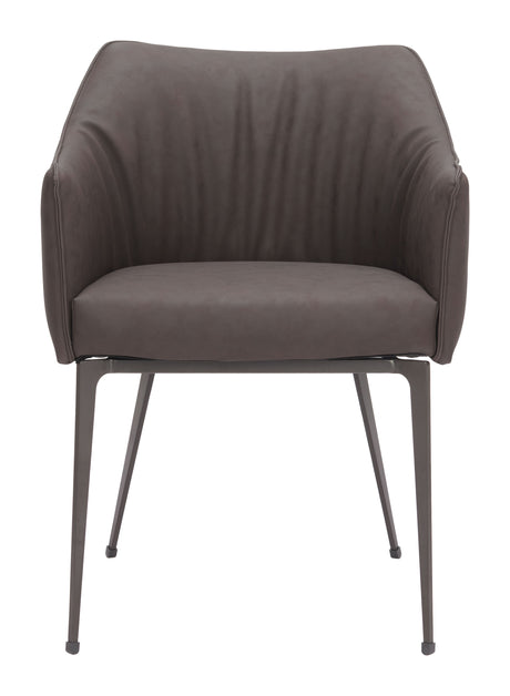 Belmont Brown Dining Chair by Zuomod at Eve Furniture