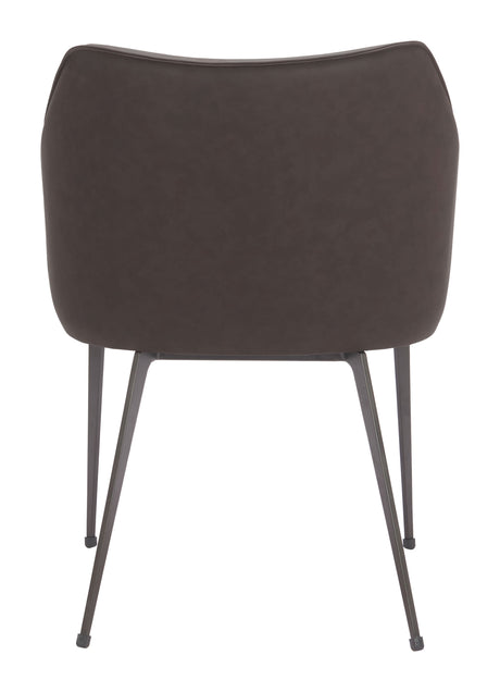 Belmont Brown Dining Chair by Zuomod at Eve Furniture