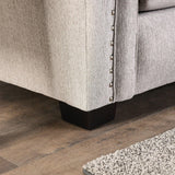 Belsize Light Taupe/Black Loveseat by Furniture of America at Eve Furniture