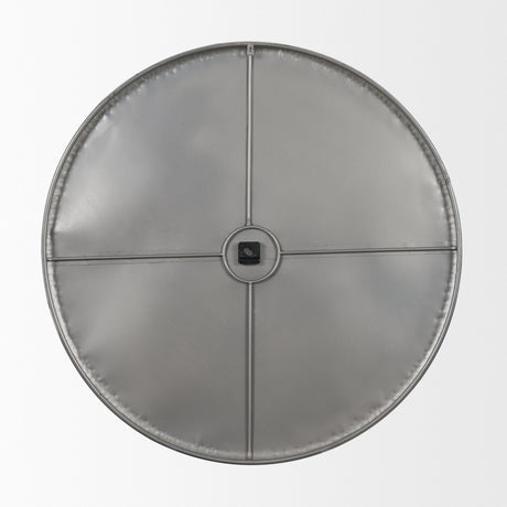 Belton Round Oversize Farmhouse Wall Clock by Mercana at Eve Furniture