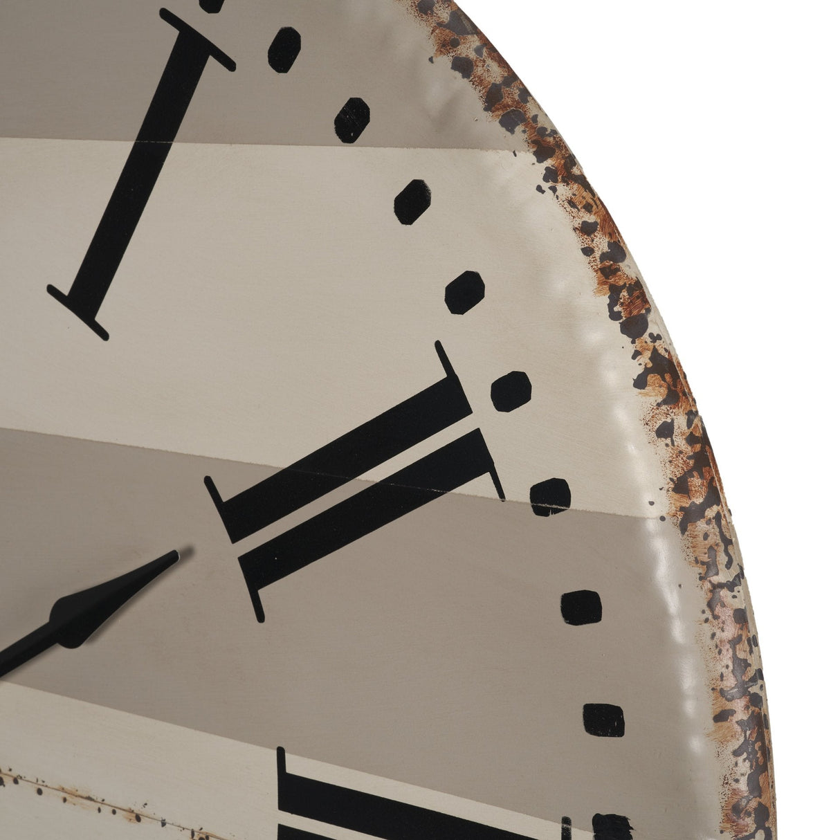 Belton Round Oversize Farmhouse Wall Clock by Mercana at Eve Furniture