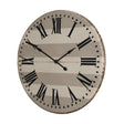 Belton Round Oversize Farmhouse Wall Clock by Mercana at Eve Furniture