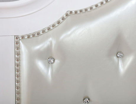 Belva White Full Bed by Furniture of America at Eve Furniture