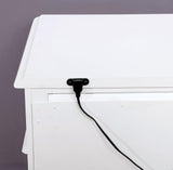 Belva White Night Stand by Furniture of America at Eve Furniture