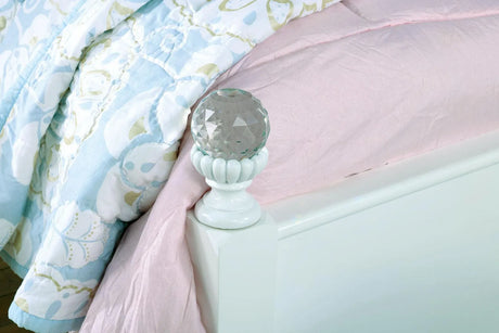 Belva White Twin Bed by Furniture of America at Eve Furniture