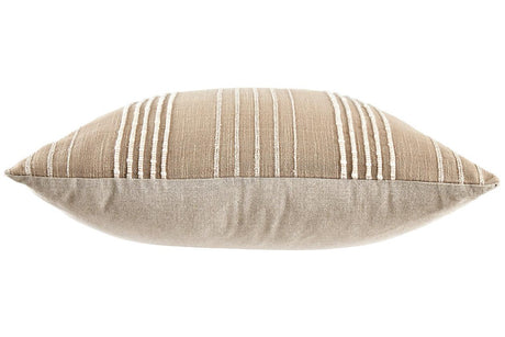 Benbert Tan/White Pillow by Ashley at Eve Furniture