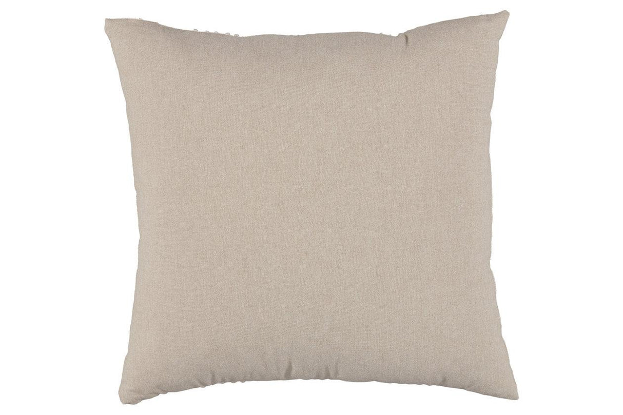 Benbert Tan/White Pillow by Ashley at Eve Furniture
