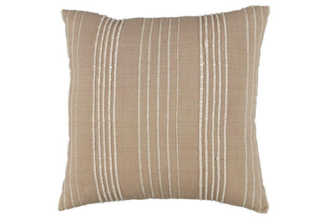Benbert Tan/White Pillow by Ashley at Eve Furniture