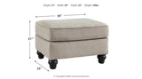 Benbrook Ash Ottoman by Ashley at Eve Furniture