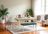 Bench With Wood Legs by Furnia at Eve Furniture