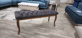 Bench With Wood Legs by Furnia at Eve Furniture