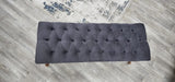Bench With Wood Legs by Furnia at Eve Furniture