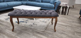 Bench With Wood Legs by Furnia at Eve Furniture