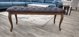 Bench With Wood Legs by Furnia at Eve Furniture