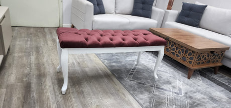 Bench With Wood Legs by Furnia at Eve Furniture