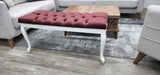 Bench With Wood Legs by Furnia at Eve Furniture