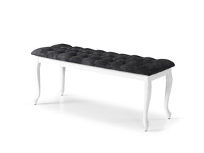 Bench With Wood Legs by Furnia at Eve Furniture