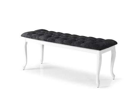 Bench With Wood Legs by Furnia at Eve Furniture