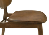 Benford Dark Brown Dining Side Chair Wood Seat (Set of 2) by Coaster at Eve Furniture