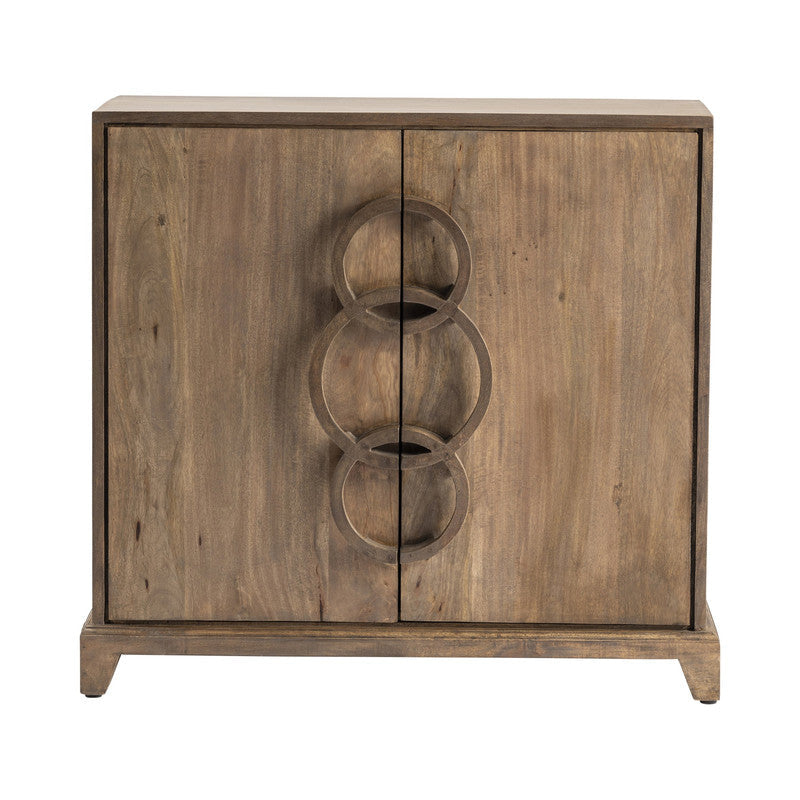 Bengal Manor Brown 3 Ring Cabinet by Crestview at Eve Furniture