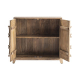 Bengal Manor Brown 3 Ring Cabinet by Crestview at Eve Furniture