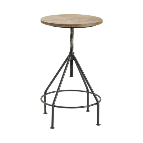 Bengal Manor Brown/Black Bar Stool by Crestview at Eve Furniture
