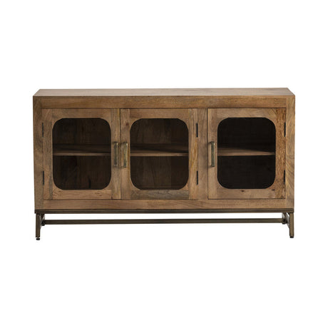 Bengal Manor Brown/Gold Sideboard by Crestview at Eve Furniture