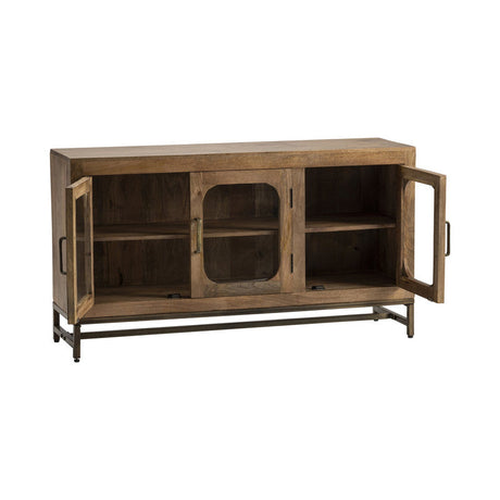 Bengal Manor Brown/Gold Sideboard by Crestview at Eve Furniture