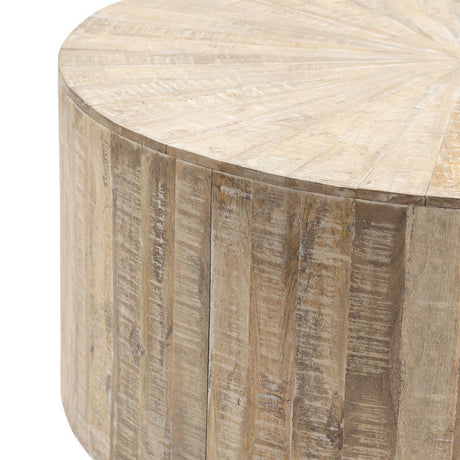 Bengal Manor Brown/White Cocktail Table by Crestview at Eve Furniture