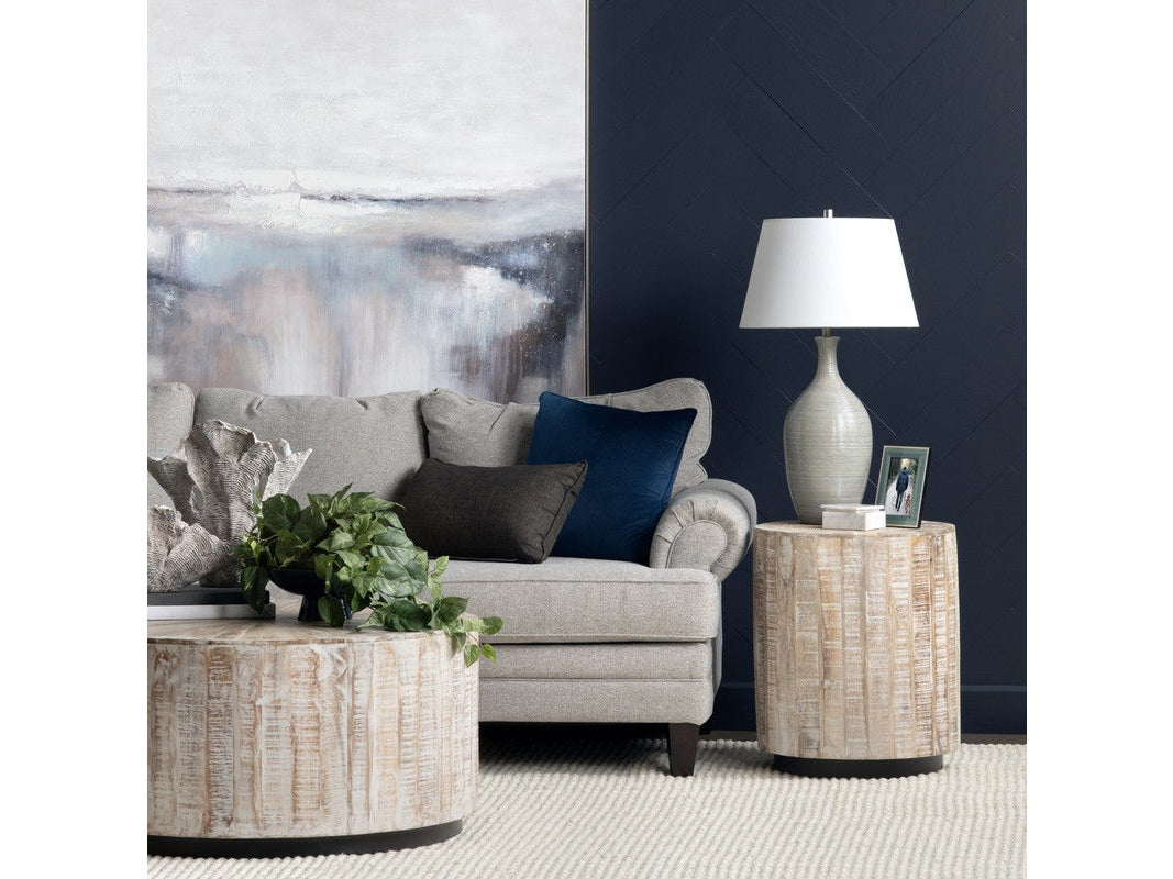Bengal Manor Brown/White Cocktail Table by Crestview at Eve Furniture