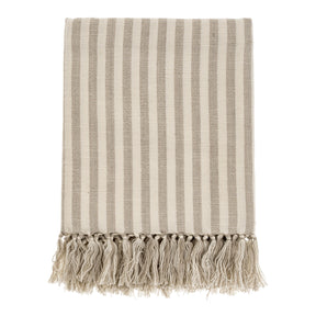 Bengal Stripe Hammam Bath Towel, Stone, Set of 2 by Mercana at Eve Furniture
