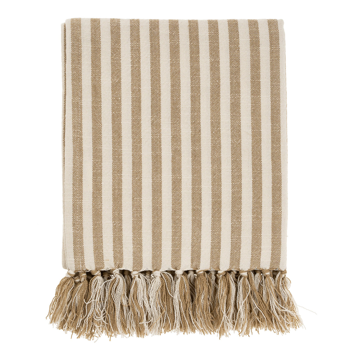 Bengal Stripe Hammam Bath Towel, Warm Sand, Set of 2 by Mercana at Eve Furniture