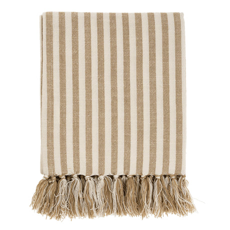 Bengal Stripe Hammam Bath Towel, Warm Sand, Set of 2 by Mercana at Eve Furniture