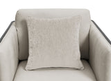 Benilde Taupe Chair by Furniture of America at Eve Furniture