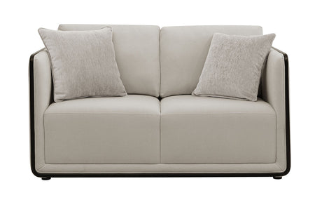 Benilde Taupe Loveseat by Furniture of America at Eve Furniture