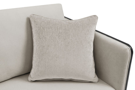 Benilde Taupe Loveseat by Furniture of America at Eve Furniture
