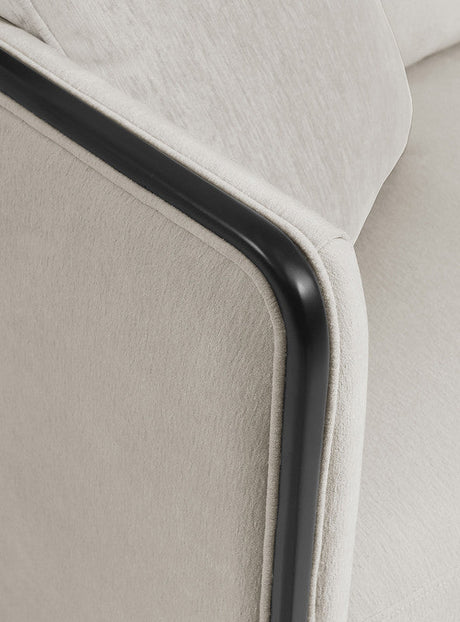 Benilde Taupe Sofa by Furniture of America at Eve Furniture