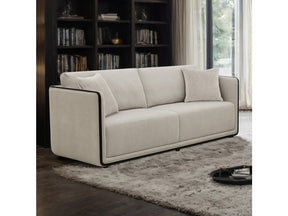 Benilde Taupe Sofa by Furniture of America at Eve Furniture
